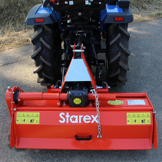 STAREX RTL 115 talajmaró kistraktorokhoz lánchajtással oldal állítással - Starex Pro Kft.