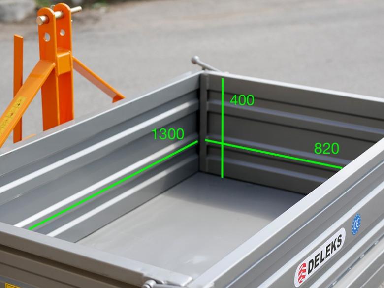 DELEKS T 1400 lenyítható oldalú szállító láda - Starex Pro Kft.