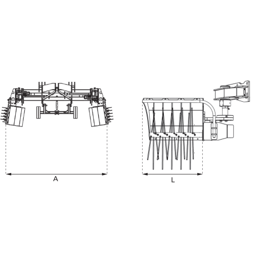 NIUBO&nbsp;MERLOT DE 110&nbsp;szőlészeti kétoldali sorközművelő vessző eltávolító fejekkel&nbsp;-&nbsp;Starex Pro Kft.