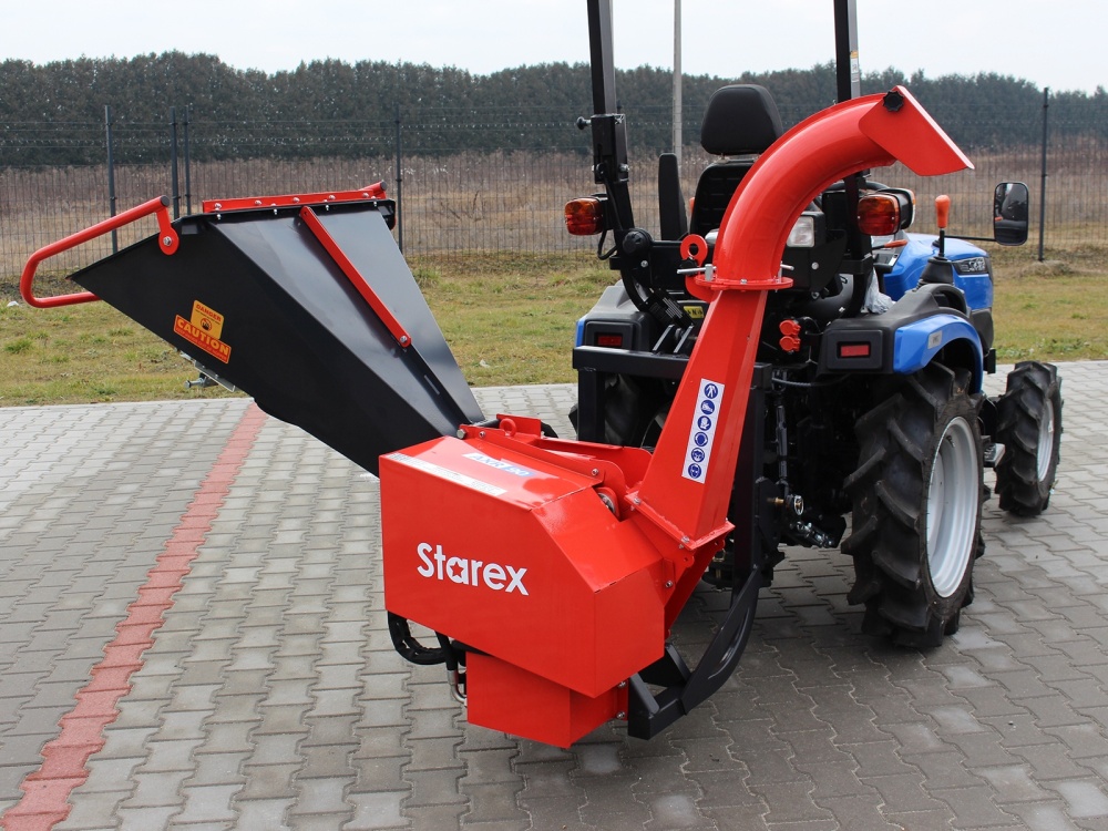 STAREX AXR 90 kardán hajtású ágaprító hidraulikus adagolással 100 mm vágási átmérővel - Starex Pro Kft.
