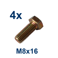 STAREX FGX csavar tövigmenetes M10x16