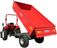 T3-RM-14: Három irányban billenthető pótkocsi, 20-50 LE traktorokhoz, 2.000 kg összsúllyal